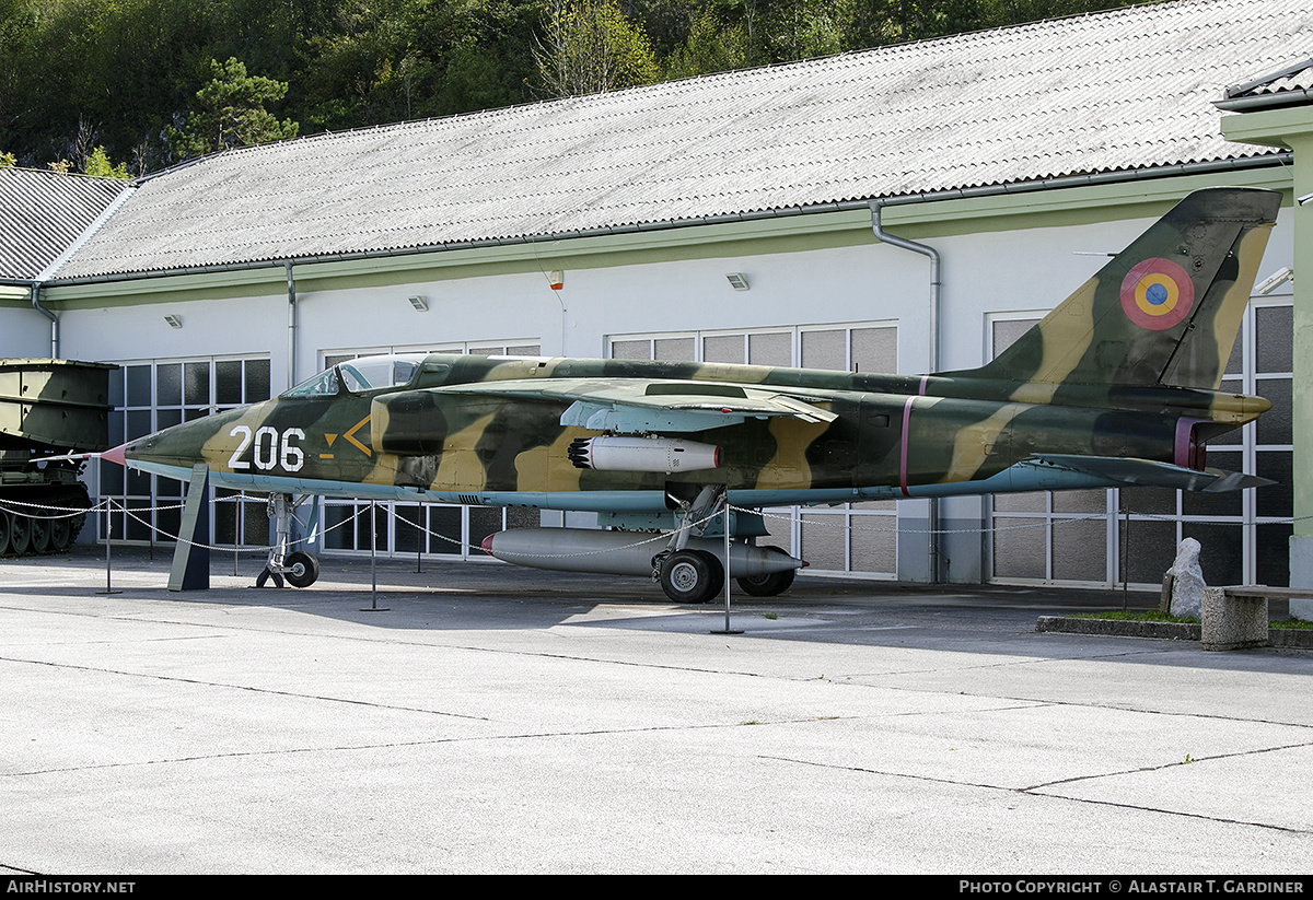Aircraft Photo of 206 | Craiova IAR-93MB Vultur | Romania - Air Force | AirHistory.net #403651