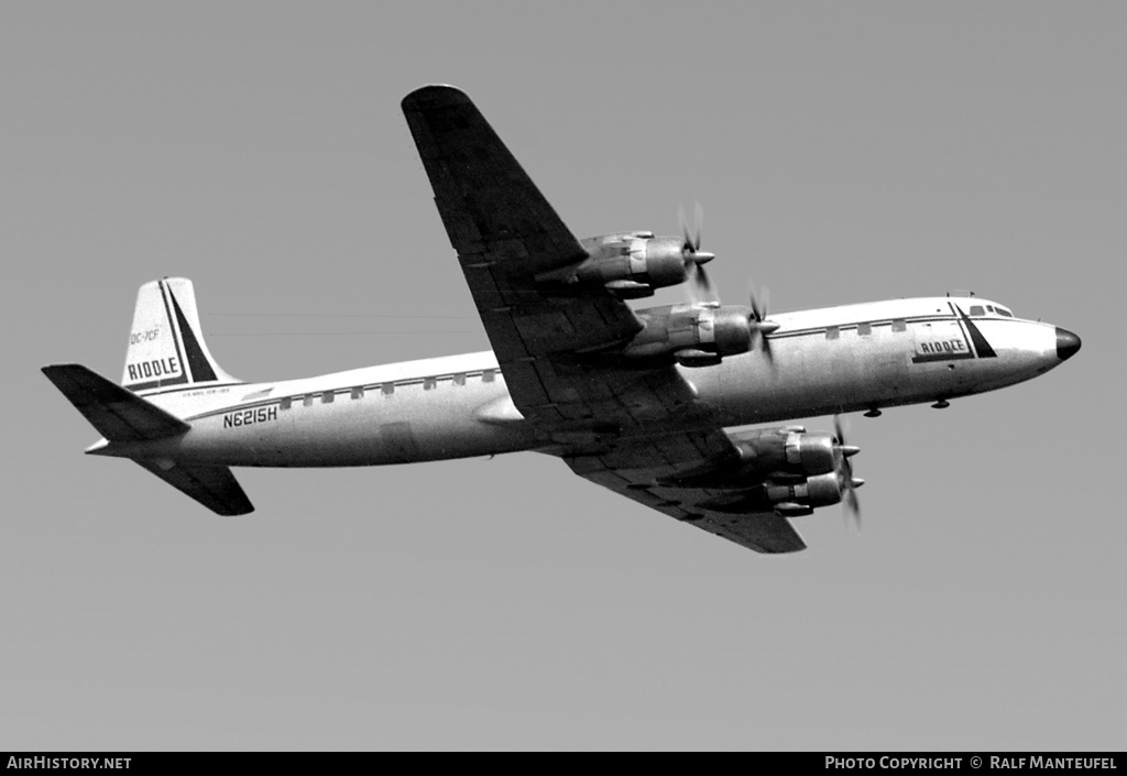 Aircraft Photo of N8215H | Douglas DC-7C(F) | Riddle Airlines | AirHistory.net #403654