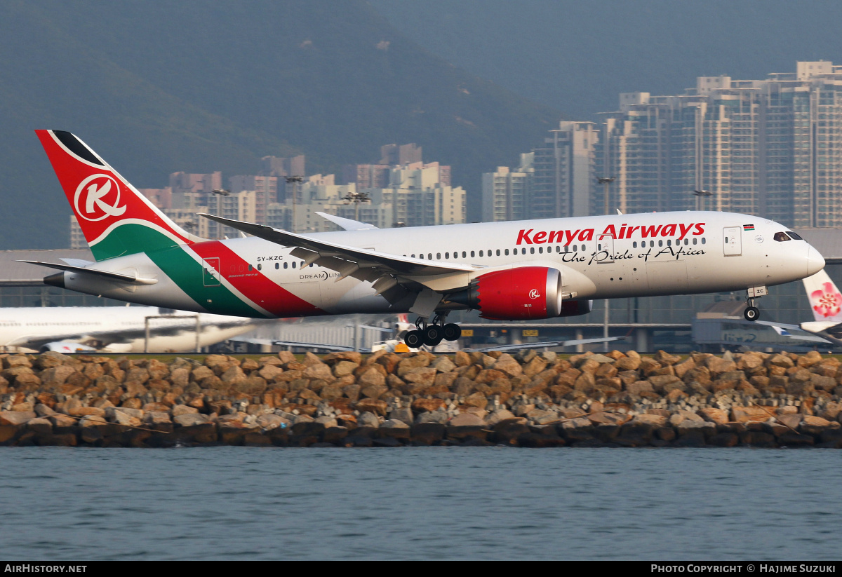 Aircraft Photo of 5Y-KZC | Boeing 787-8 Dreamliner | Kenya Airways | AirHistory.net #403659
