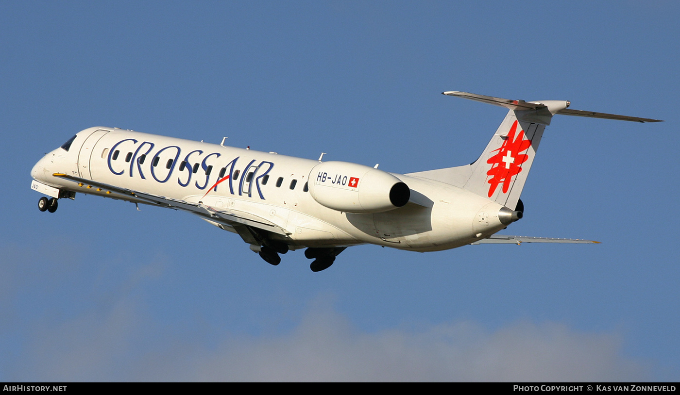 Aircraft Photo of HB-JAO | Embraer ERJ-145LU (EMB-145LU) | Crossair | AirHistory.net #403661