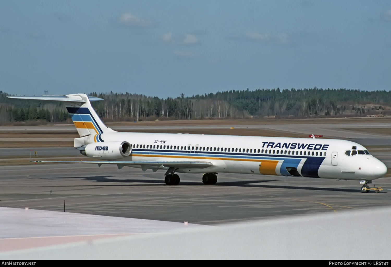 Aircraft Photo of SE-DHN | McDonnell Douglas MD-83 (DC-9-83) | Transwede Airways | AirHistory.net #403671