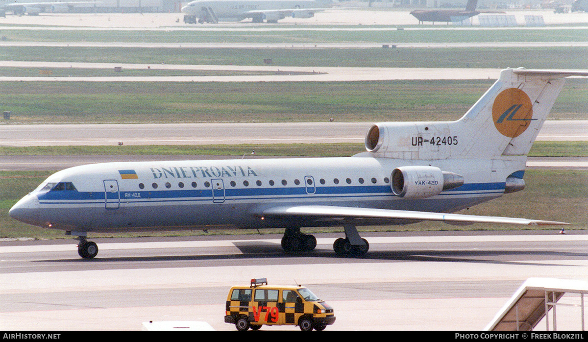 Aircraft Photo of UR-42405 | Yakovlev Yak-42D | Dnieproavia | AirHistory.net #403695