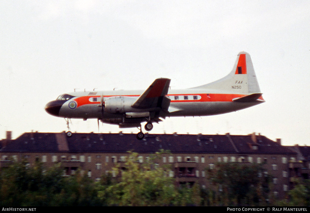 Aircraft Photo of N250 | Convair ET-29C | FAA - Federal Aviation Agency | AirHistory.net #403718