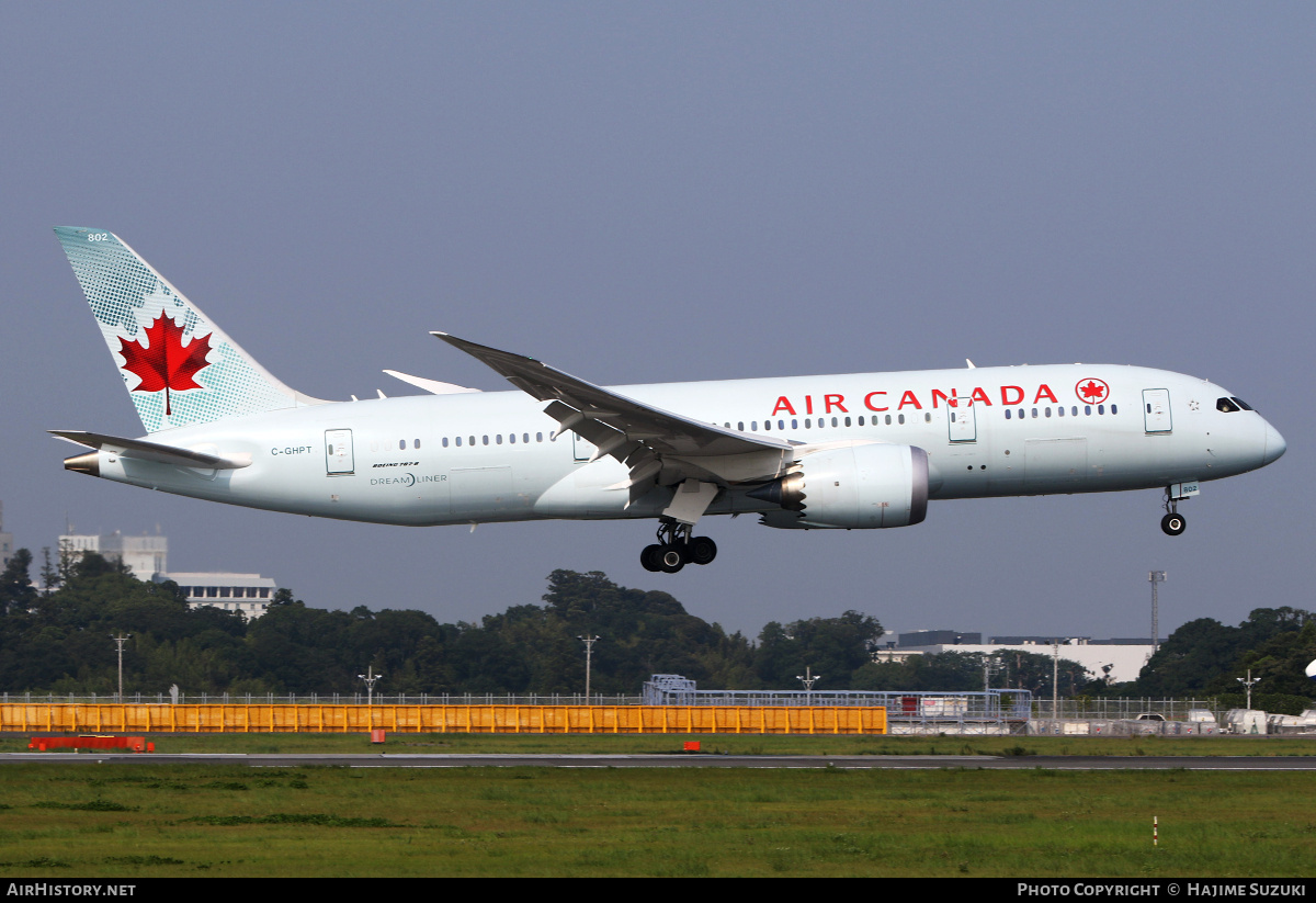 Aircraft Photo of C-GHPT | Boeing 787-8 Dreamliner | Air Canada | AirHistory.net #403744