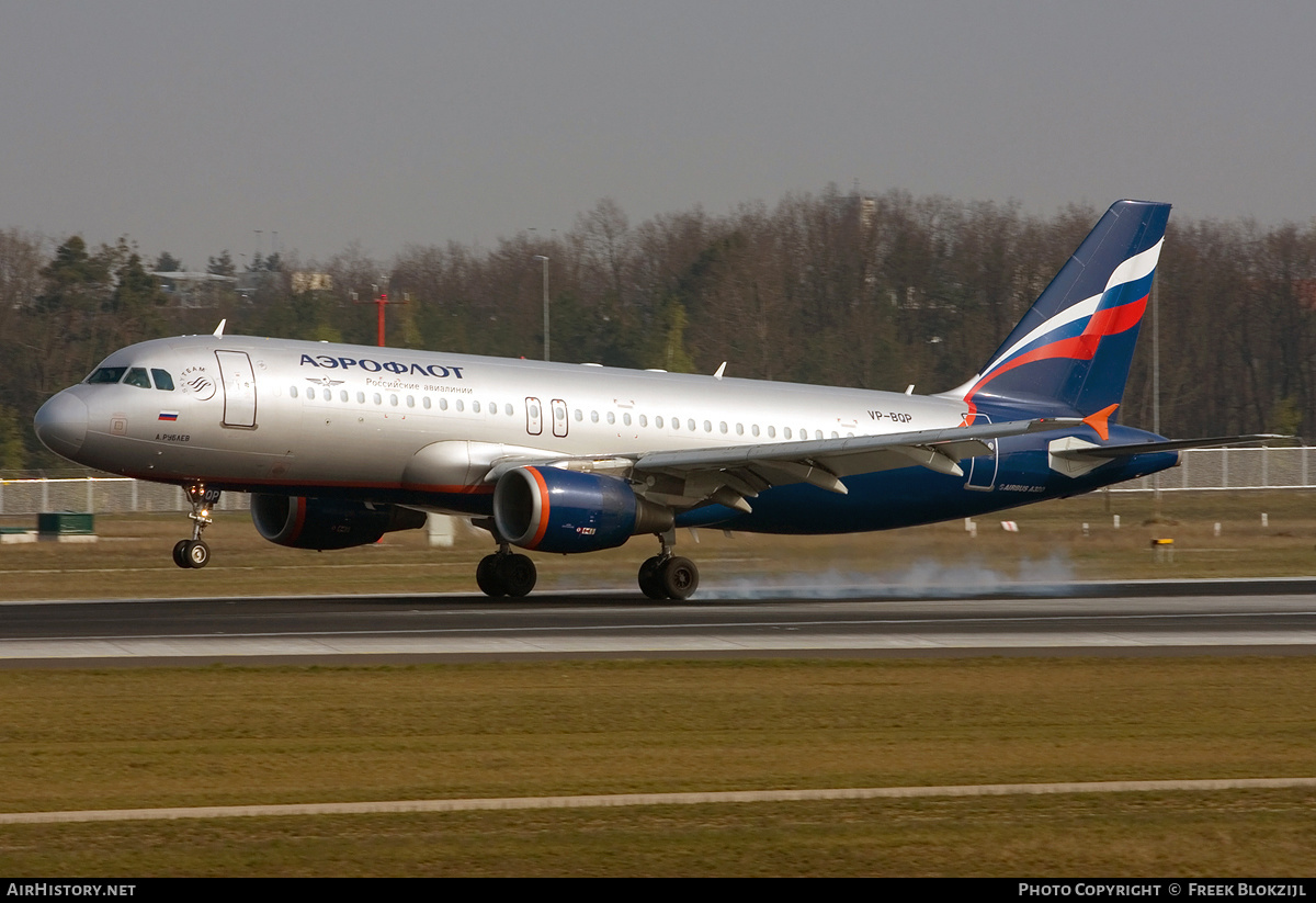 Aircraft Photo of VP-BQP | Airbus A320-214 | Aeroflot - Russian Airlines | AirHistory.net #403771