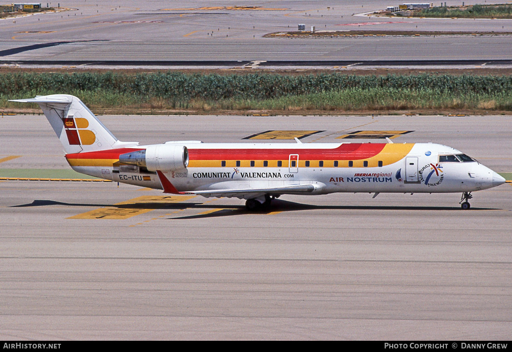 Aircraft Photo of EC-ITU | Bombardier CRJ-200ER (CL-600-2B19) | Iberia Regional | AirHistory.net #403783