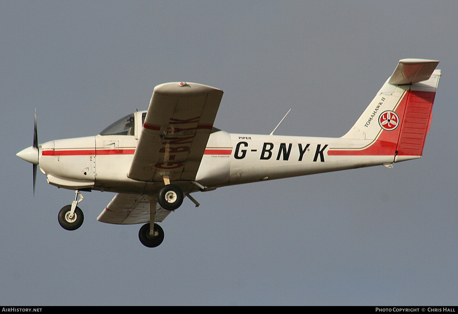 Aircraft Photo of G-BNYK | Piper PA-38-112 Tomahawk | Lomac Aviators | AirHistory.net #403814
