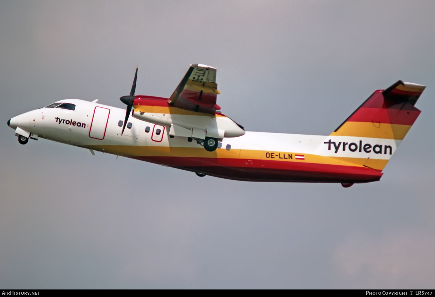 Aircraft Photo of OE-LLN | De Havilland Canada DHC-8-103 Dash 8 | Tyrolean Airways | AirHistory.net #403844