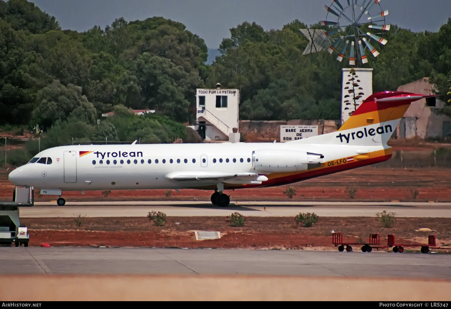 Aircraft Photo of OE-LFG | Fokker 70 (F28-0070) | Tyrolean Airways | AirHistory.net #403845