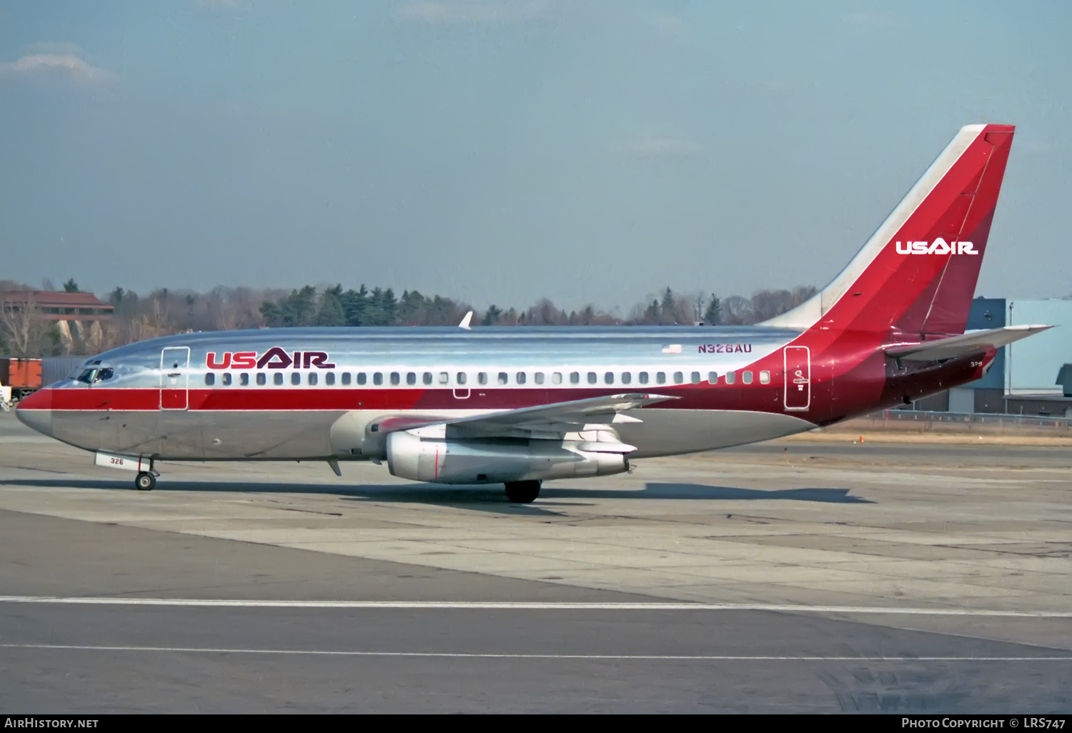 Aircraft Photo of N326AU | Boeing 737-2B7/Adv | USAir | AirHistory.net #403867