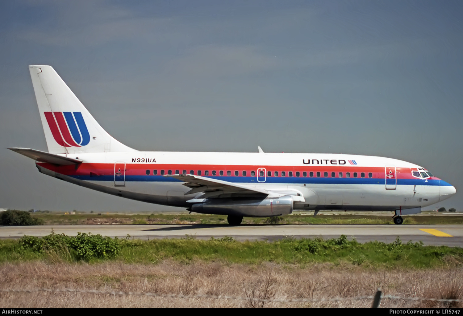 Aircraft Photo of N991UA | Boeing 737-291/Adv | United Airlines | AirHistory.net #403870