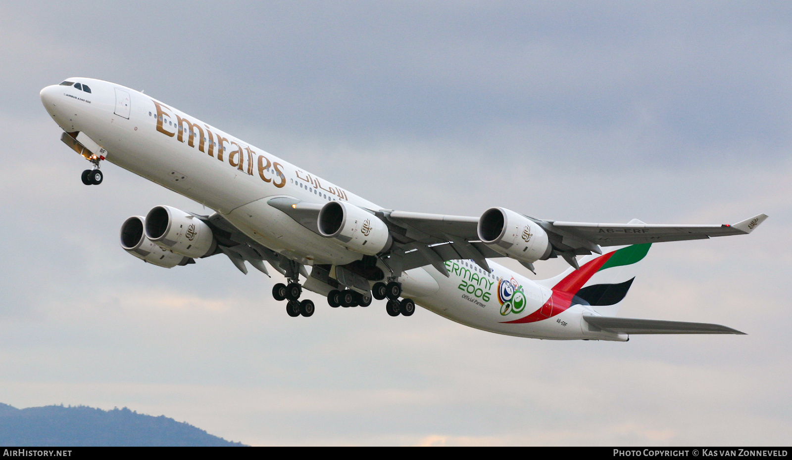 Aircraft Photo of A6-ERF | Airbus A340-541 | Emirates | AirHistory.net #403874