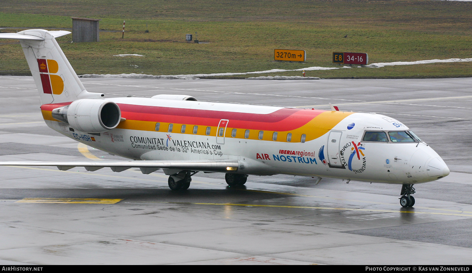 Aircraft Photo of EC-HSH | Bombardier CRJ-200ER (CL-600-2B19) | Iberia Regional | AirHistory.net #403878