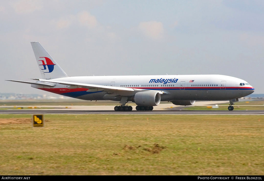 Aircraft Photo of 9M-MRG | Boeing 777-2H6/ER | Malaysia Airlines | AirHistory.net #403910