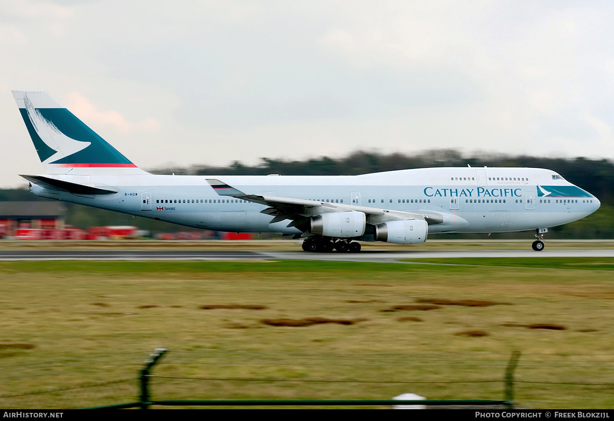 Aircraft Photo of B-HOW | Boeing 747-467 | Cathay Pacific Airways | AirHistory.net #403924