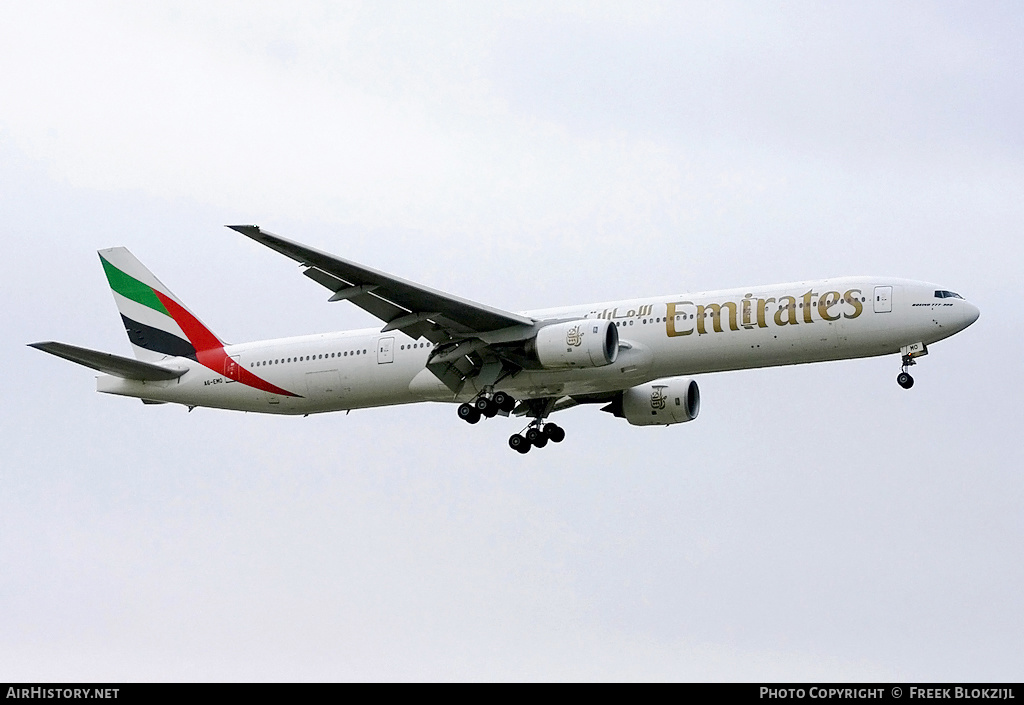 Aircraft Photo of A6-EMO | Boeing 777-31H | Emirates | AirHistory.net #403932