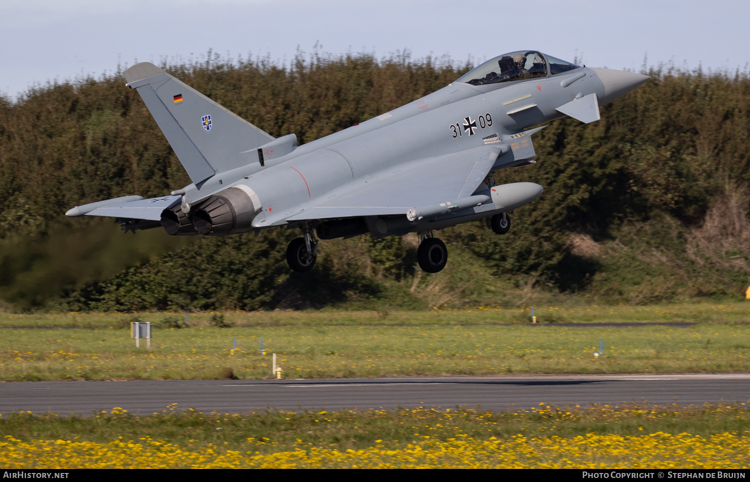 Aircraft Photo of 3109 | Eurofighter EF-2000 Typhoon S | Germany - Air Force | AirHistory.net #403933