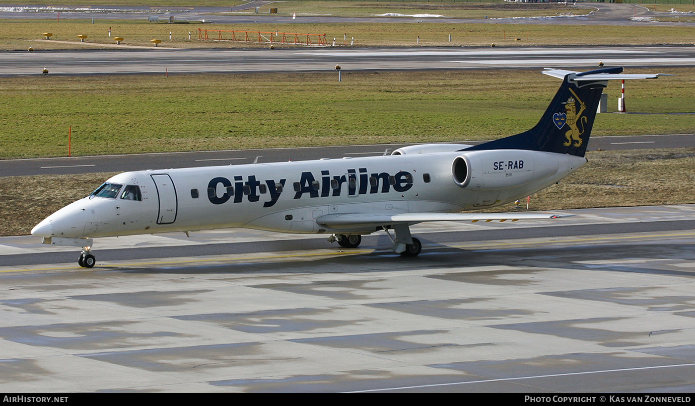 Aircraft Photo of SE-RAB | Embraer ERJ-135LR (EMB-135LR) | City Airline | AirHistory.net #403937