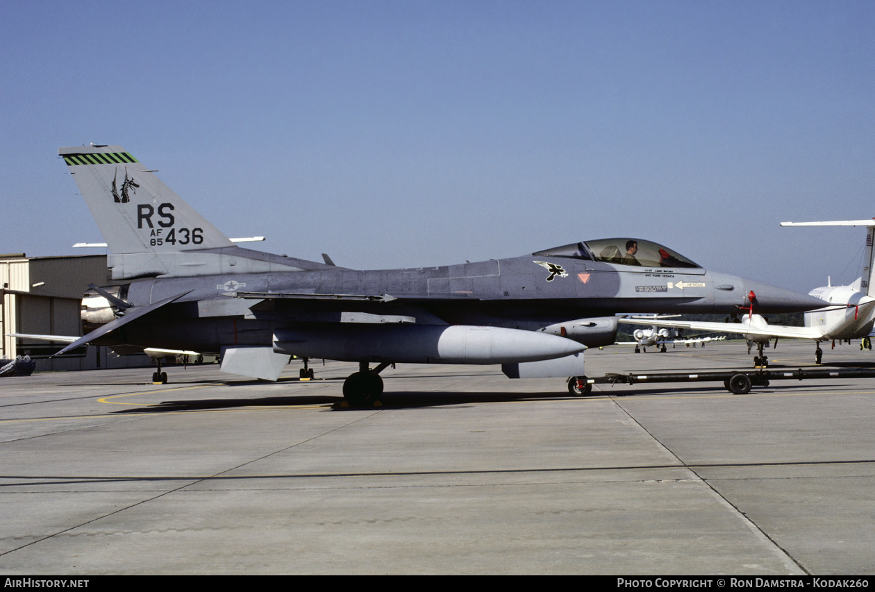 Aircraft Photo of 85-1436 / AF85-436 | General Dynamics F-16C Fighting Falcon | USA - Air Force | AirHistory.net #403940
