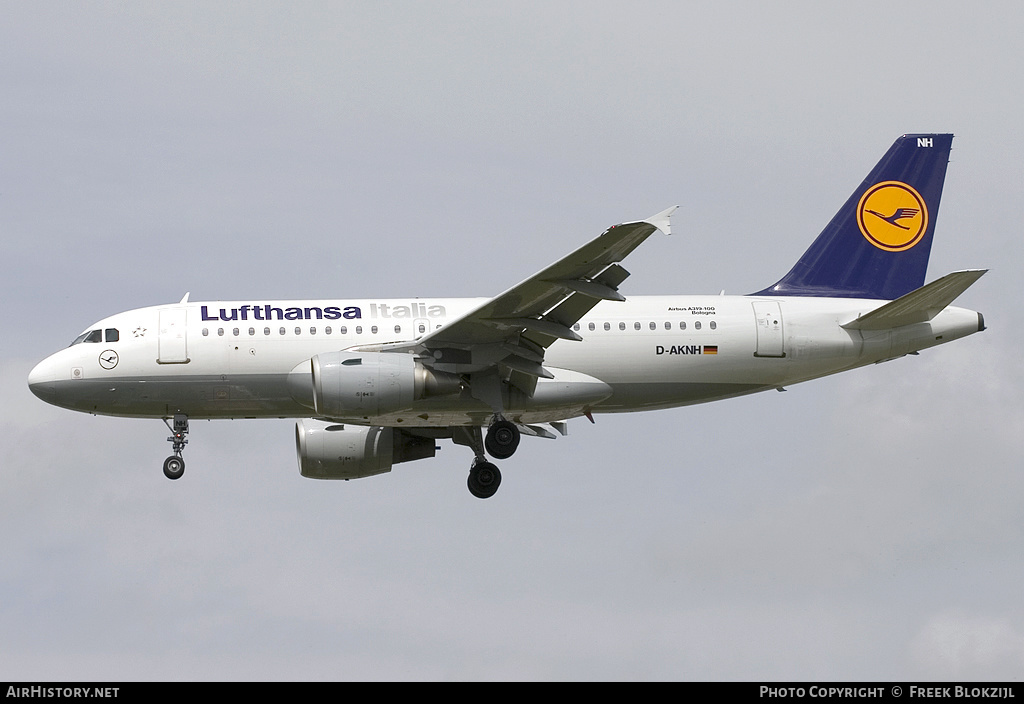 Aircraft Photo of D-AKNH | Airbus A319-112 | Lufthansa Italia | AirHistory.net #403941