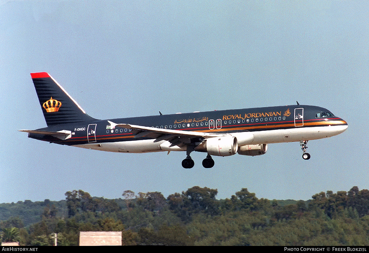 Aircraft Photo of F-OHGC | Airbus A320-211 | Royal Jordanian Airlines | AirHistory.net #403945