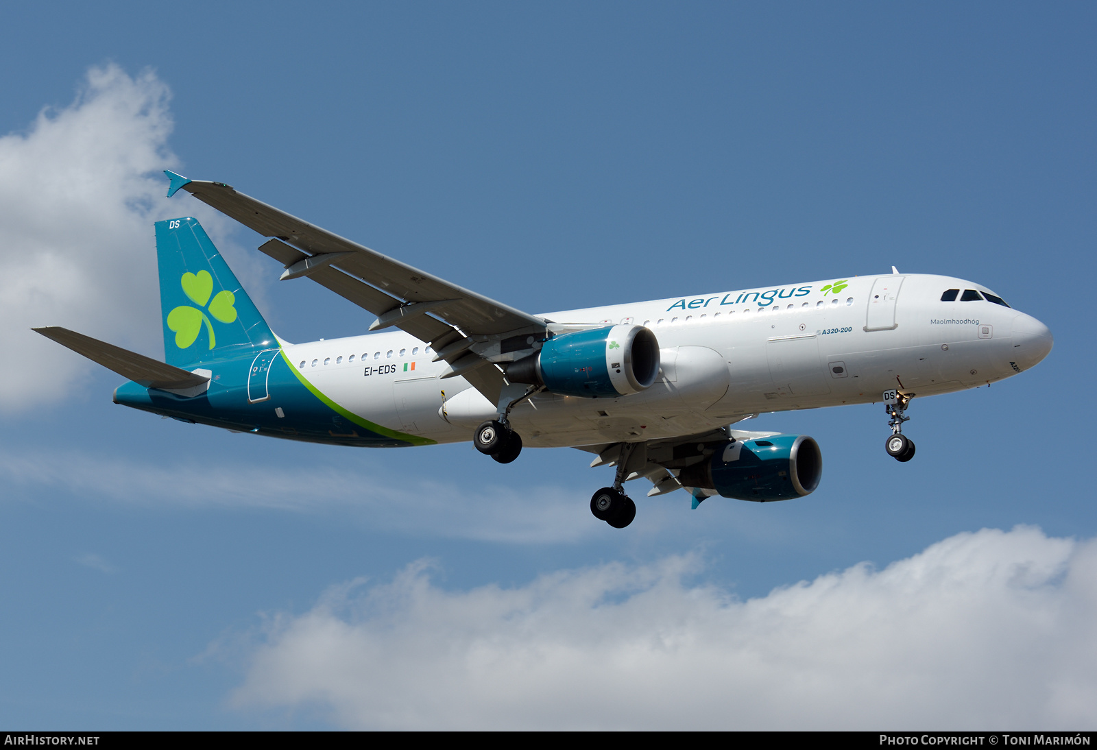 Aircraft Photo of EI-EDS | Airbus A320-214 | Aer Lingus | AirHistory.net #404019