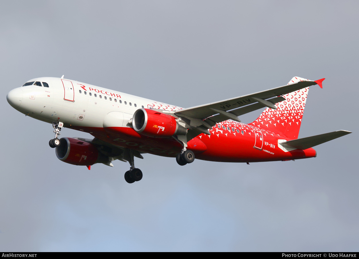 Aircraft Photo of VP-BIV | Airbus A319-115 | Rossiya - Russian Airlines | AirHistory.net #404032