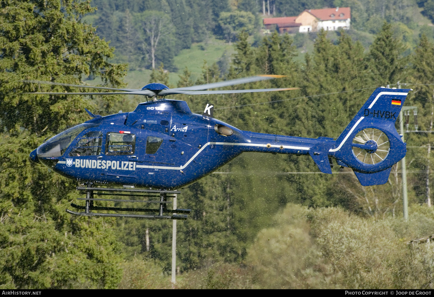 Aircraft Photo of D-HVBK | Eurocopter EC-135T-1 | Bundespolizei | AirHistory.net #404037