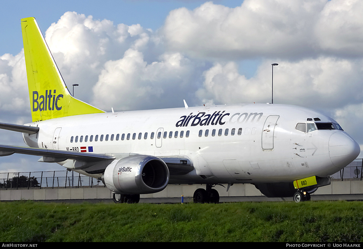 Aircraft Photo of YL-BBD | Boeing 737-53S | AirBaltic | AirHistory.net #404046