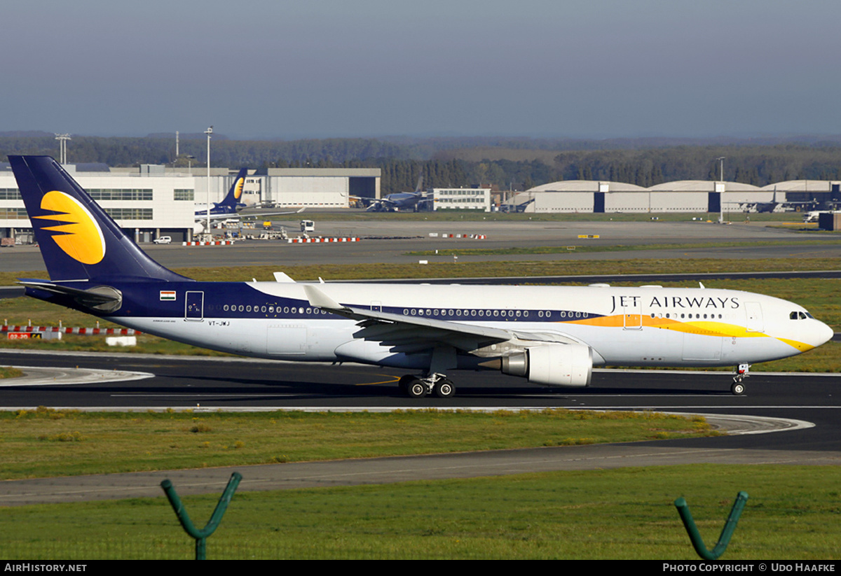 Aircraft Photo of VT-JWJ | Airbus A330-202 | Jet Airways | AirHistory.net #404048