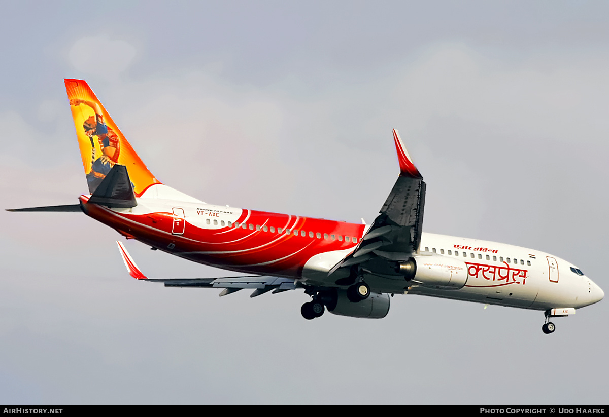 Aircraft Photo of VT-AXE | Boeing 737-8Q8 | Air India Express | AirHistory.net #404058