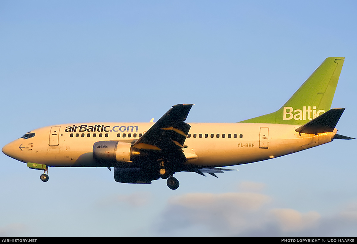 Aircraft Photo of YL-BBF | Boeing 737-548 | AirBaltic | AirHistory.net #404066