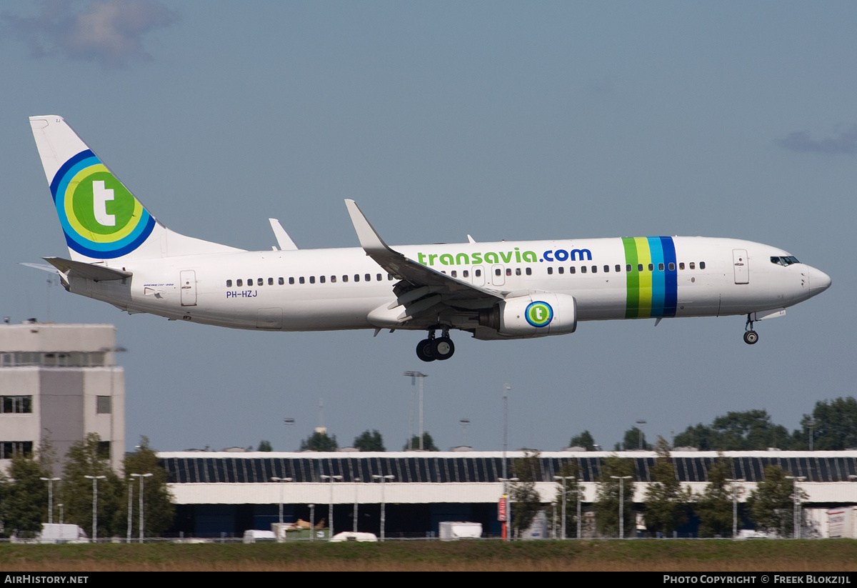 Aircraft Photo of PH-HZJ | Boeing 737-8K2 | Transavia | AirHistory.net #404075