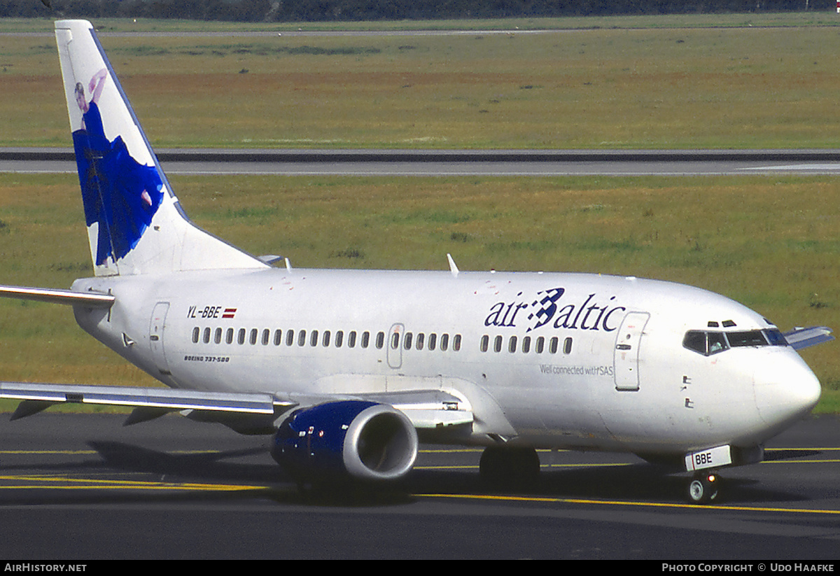 Aircraft Photo of YL-BBE | Boeing 737-53S | AirBaltic | AirHistory.net #404080