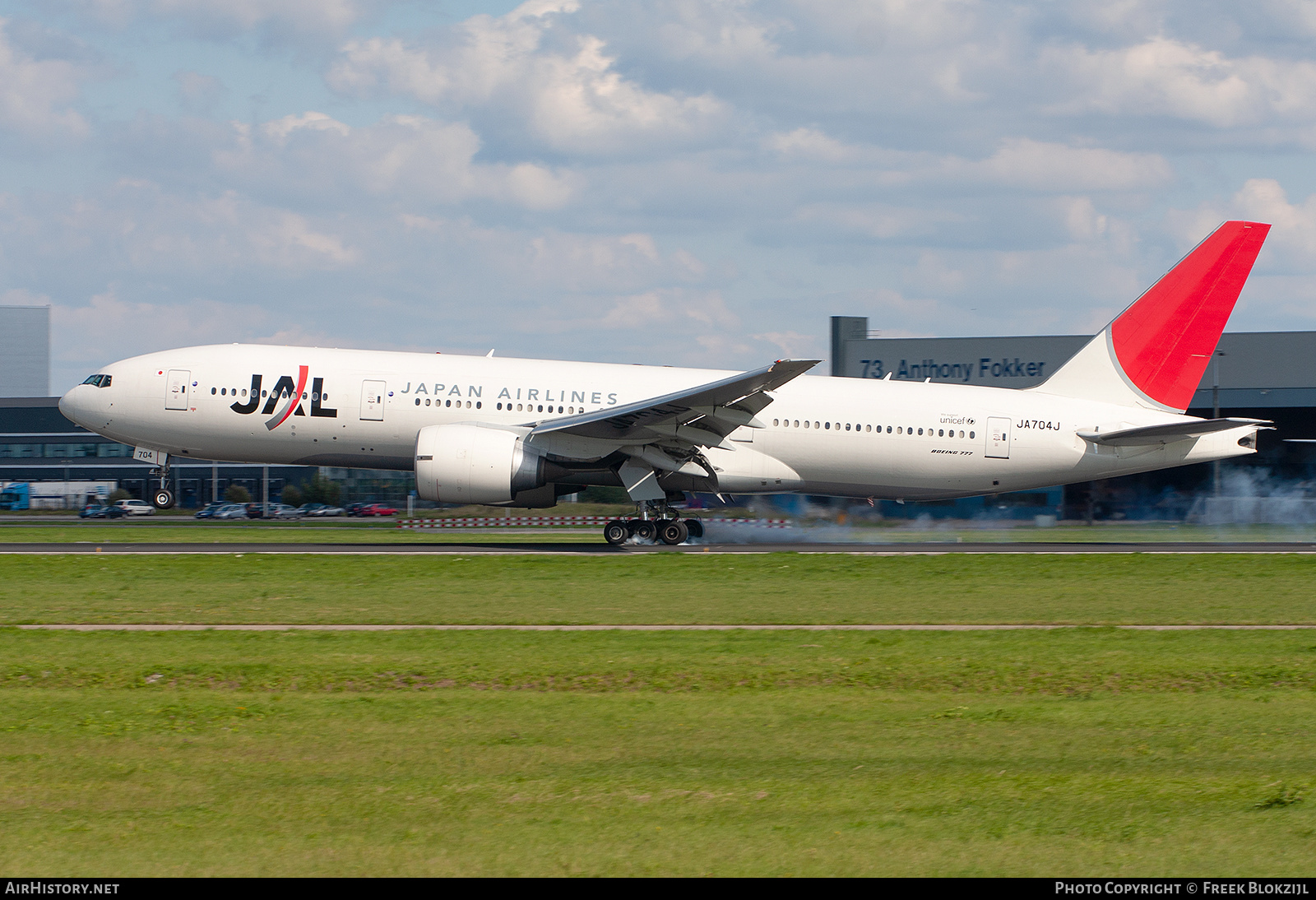 Aircraft Photo of JA704J | Boeing 777-246/ER | Japan Airlines - JAL | AirHistory.net #404082