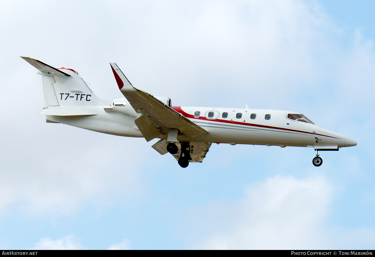 Aircraft Photo of T7-TFC | Learjet 31A | AirHistory.net #404112