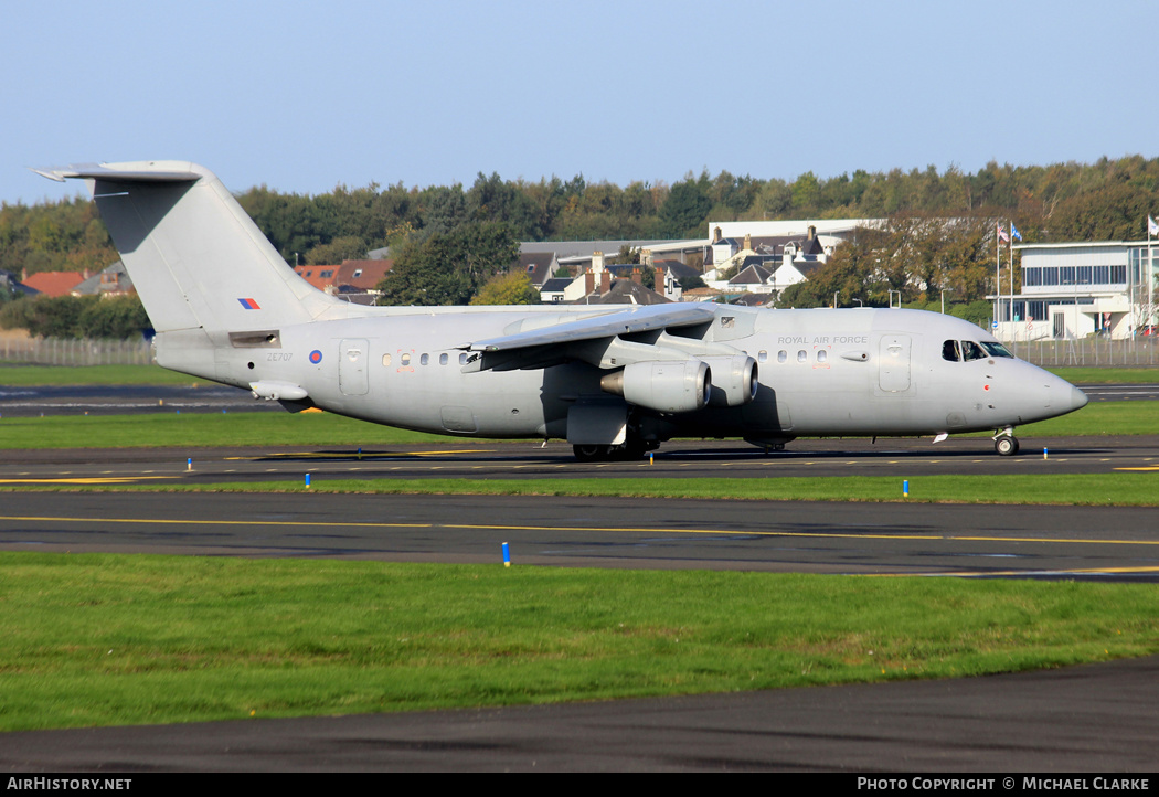 Aircraft Photo of ZE707 | British Aerospace BAe-146 C.3 | UK - Air Force | AirHistory.net #404132