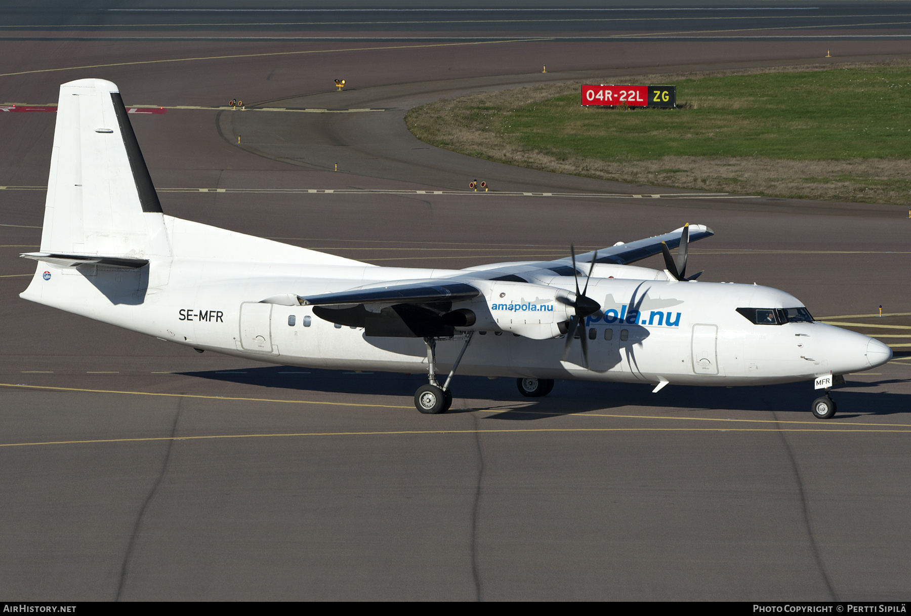 Aircraft Photo of SE-MFR | Fokker 50 | Amapola Flyg | AirHistory.net #404143