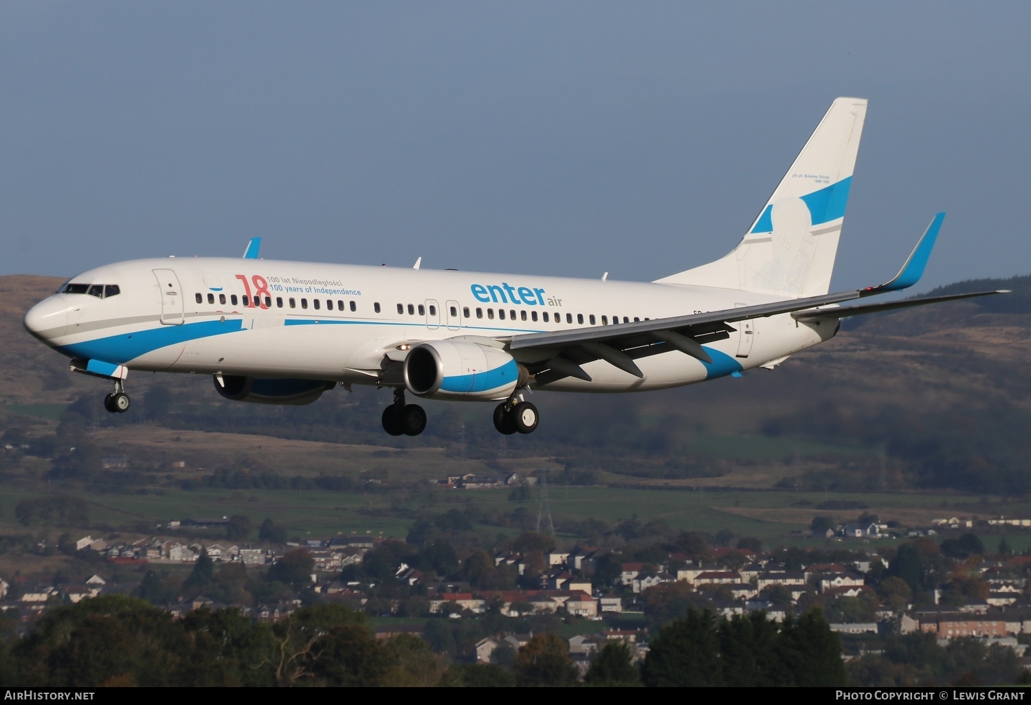 Aircraft Photo of SP-ENX | Boeing 737-8Q8 | Enter Air | AirHistory.net #404148