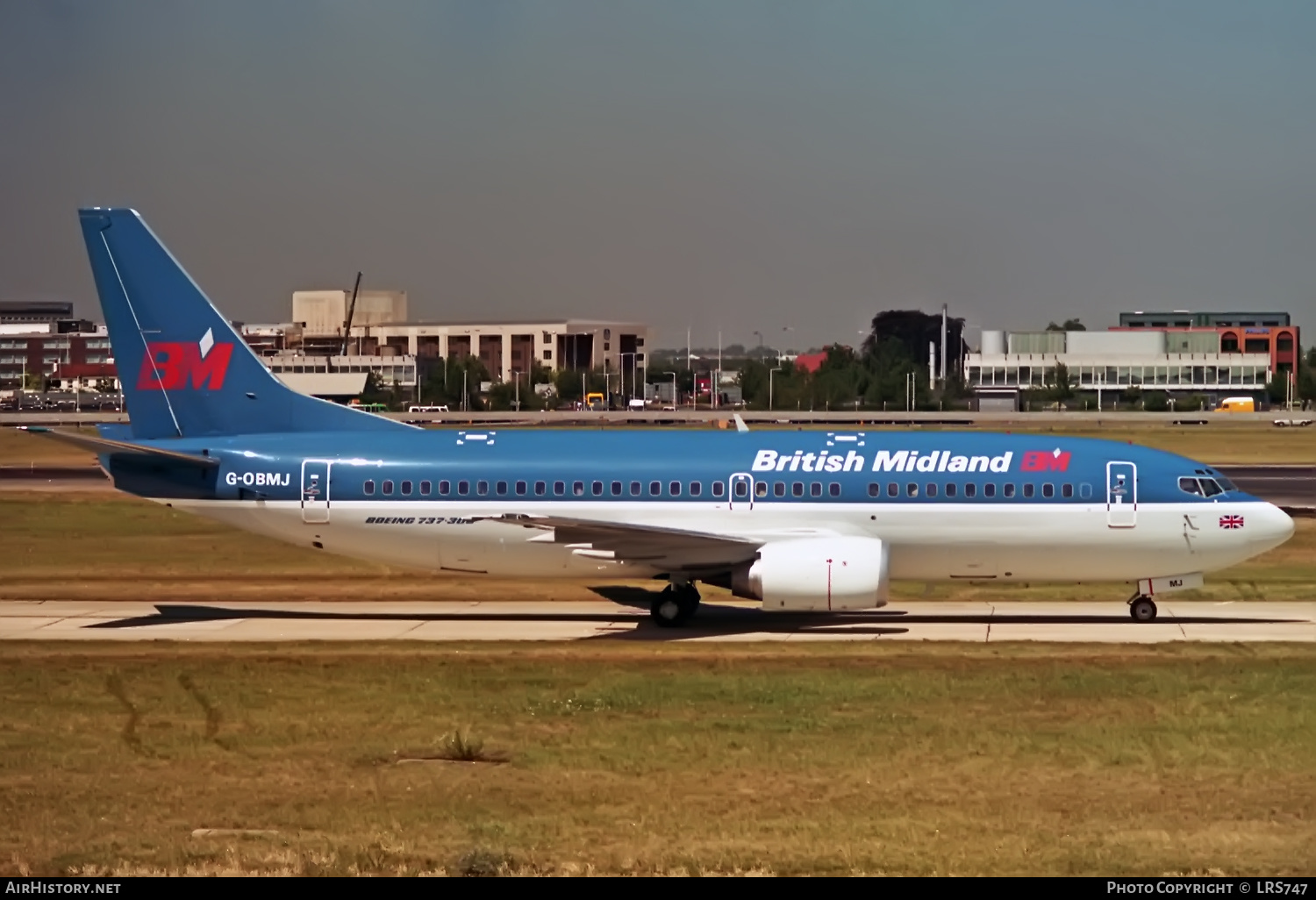 Aircraft Photo of G-OBMJ | Boeing 737-33A | British Midland Airways - BMA | AirHistory.net #404150