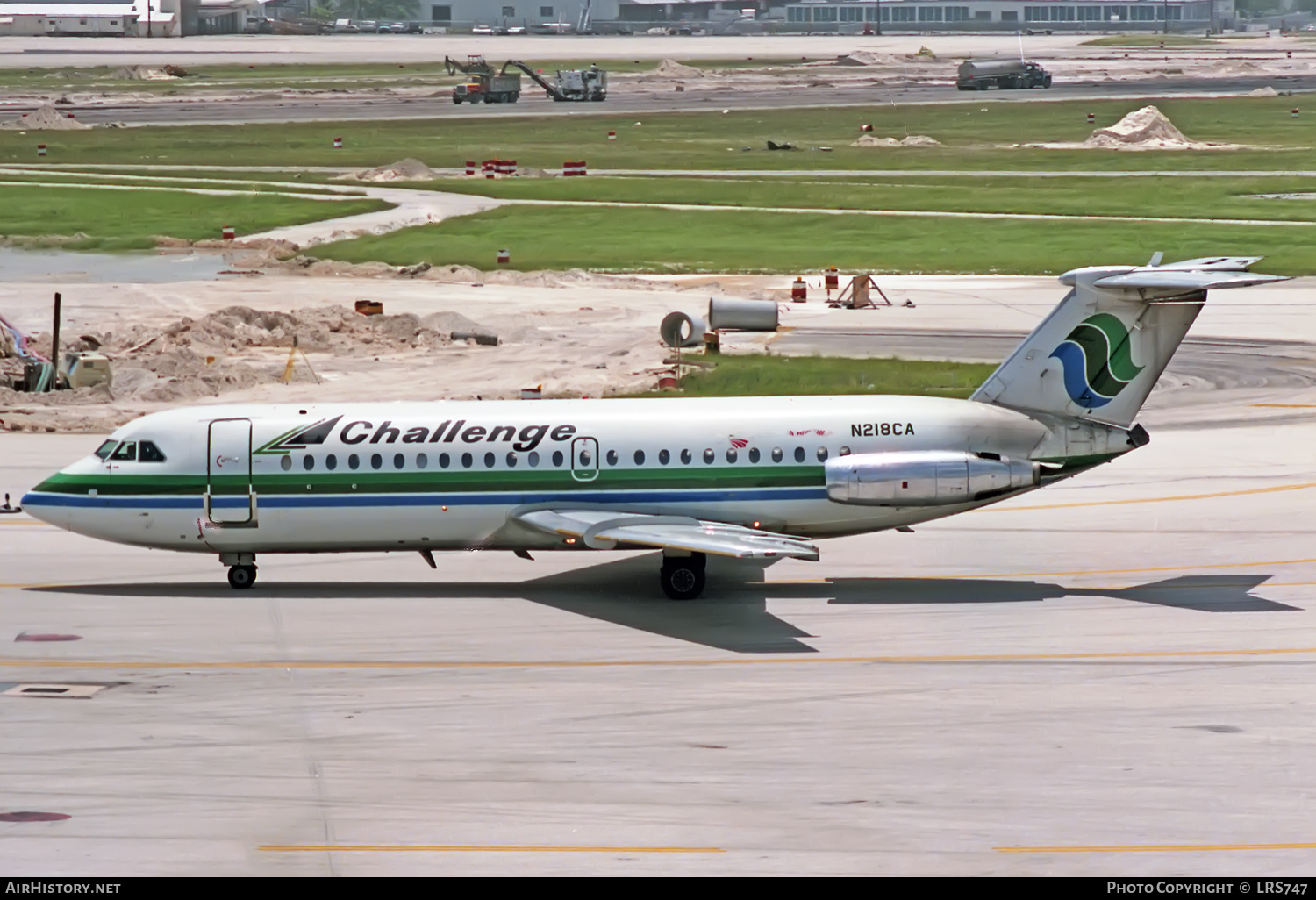 Aircraft Photo of N218CA | BAC 111-401AK One-Eleven | Challenge Air International | AirHistory.net #404162