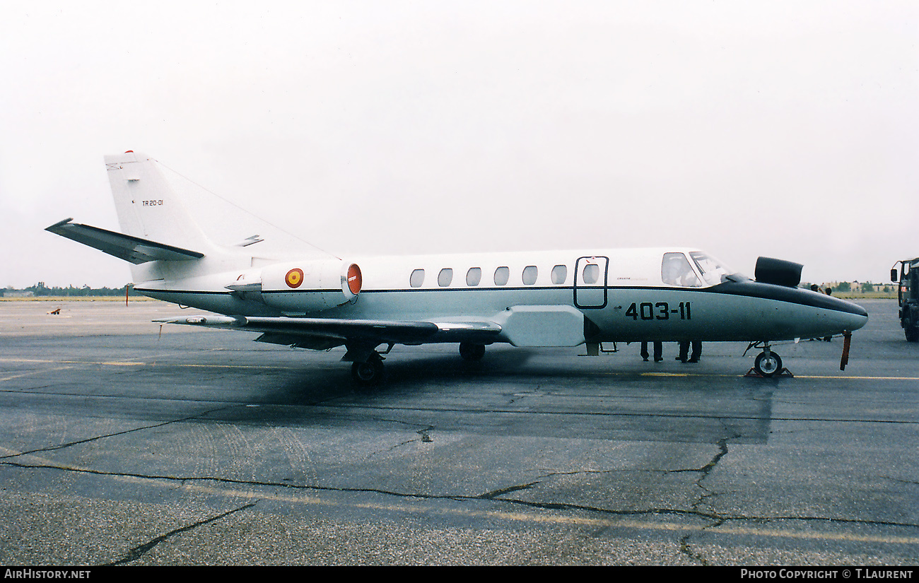 Aircraft Photo of TR.20-01 | Cessna 560 Citation V | Spain - Air Force | AirHistory.net #404166