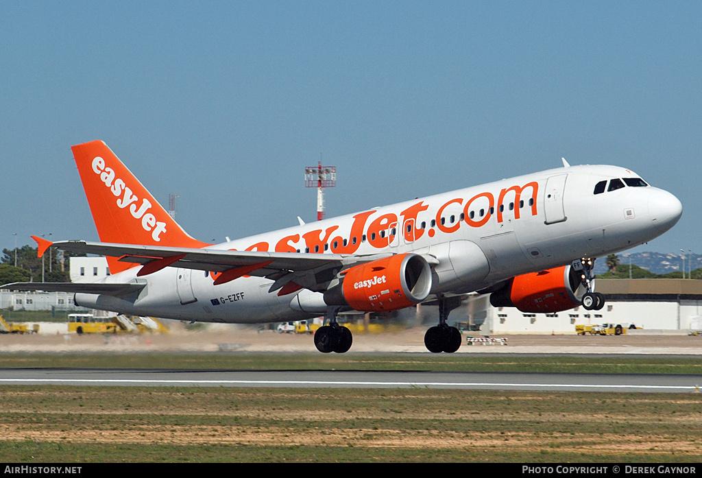 Aircraft Photo of G-EZFF | Airbus A319-111 | EasyJet | AirHistory.net #404168