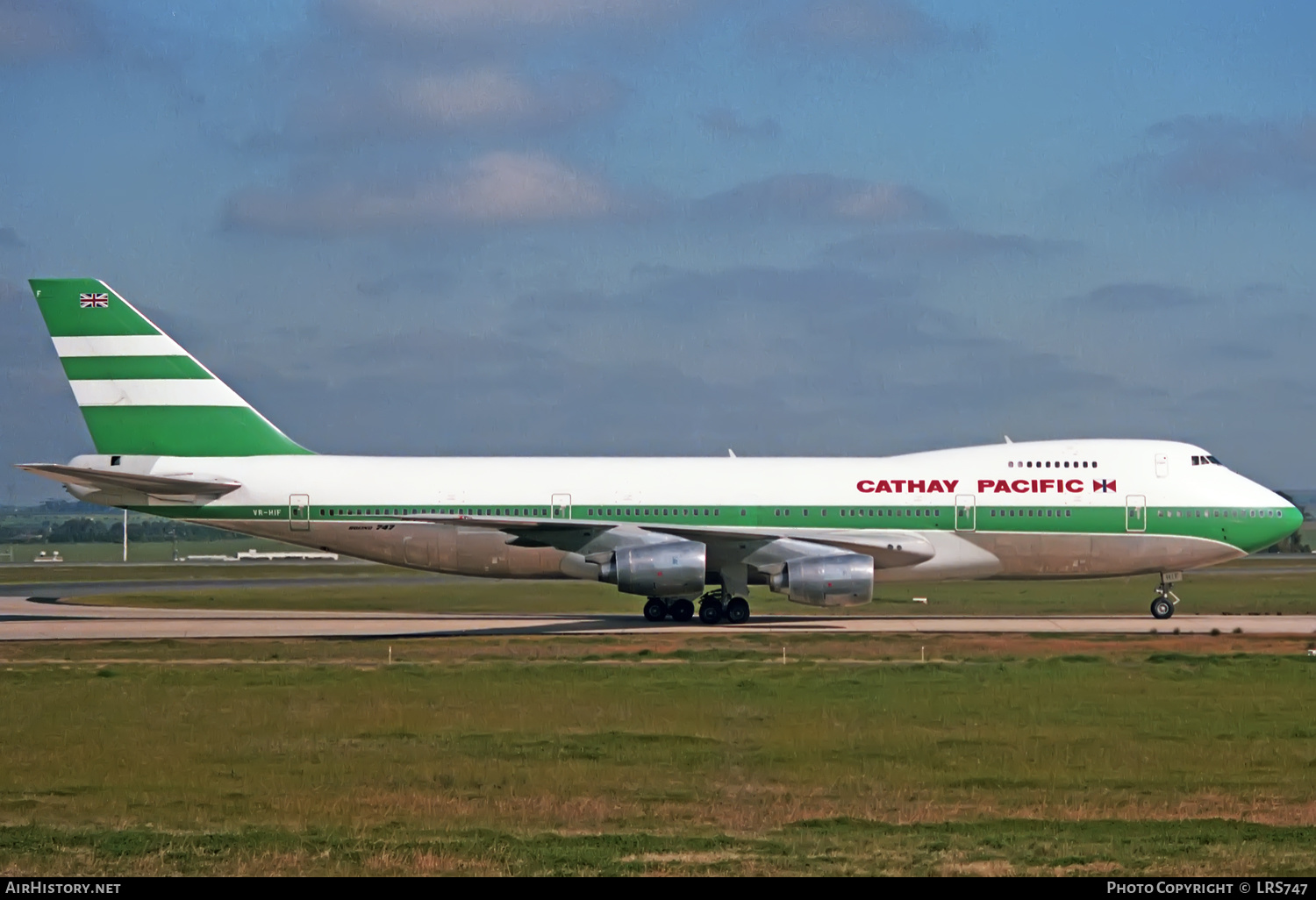 Aircraft Photo of VR-HIF | Boeing 747-267B | Cathay Pacific Airways | AirHistory.net #404180