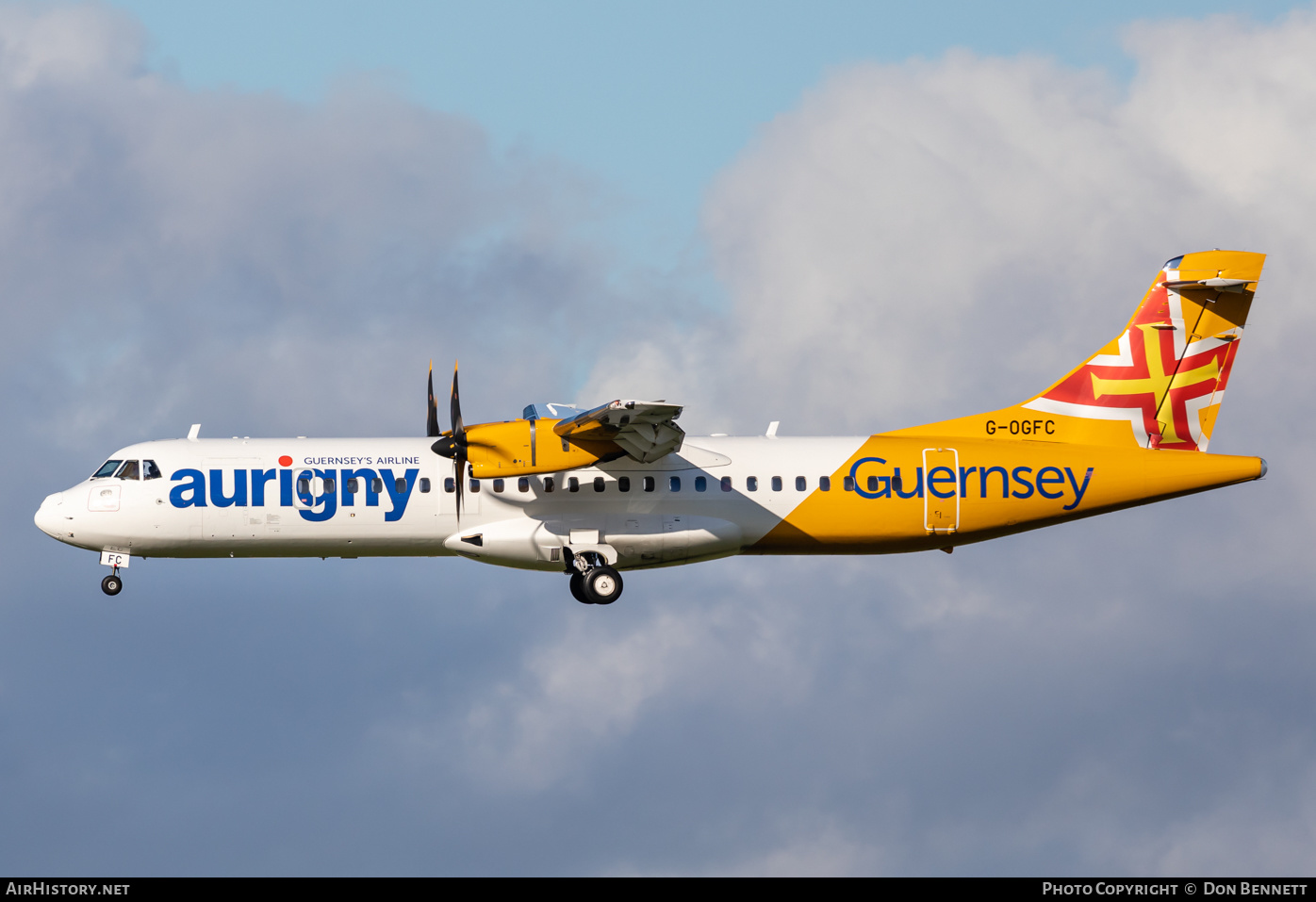 Aircraft Photo of G-OGFC | ATR ATR-72-600 (ATR-72-212A) | Aurigny Air Services | AirHistory.net #404201