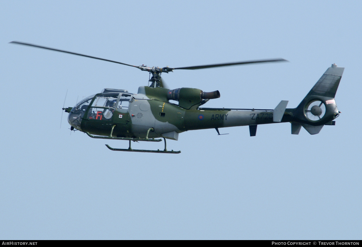 Aircraft Photo of ZA726 | Aerospatiale SA-341B Gazelle AH1 | UK - Army | AirHistory.net #404244