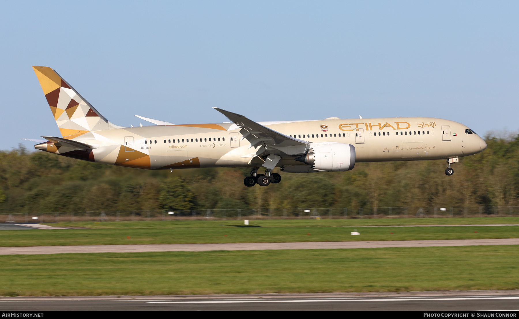 Aircraft Photo of A6-BLX | Boeing 787-9 Dreamliner | Etihad Airways | AirHistory.net #404249