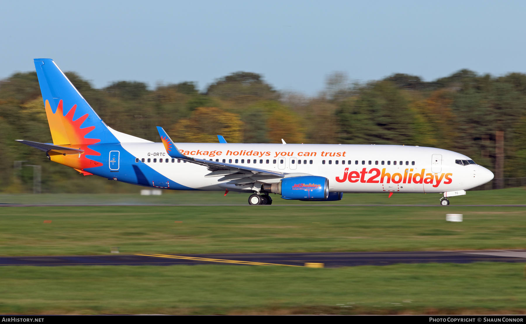 Aircraft Photo of G-DRTC | Boeing 737-808 | Jet2 Holidays | AirHistory.net #404251