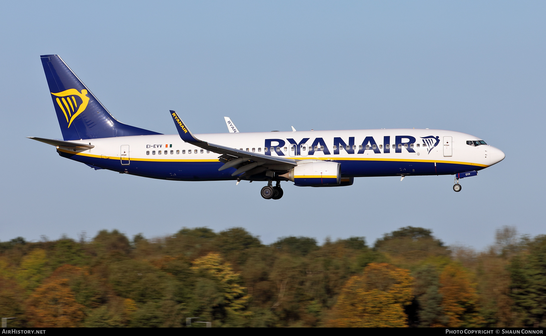Aircraft Photo of EI-EVV | Boeing 737-8AS | Ryanair | AirHistory.net #404271