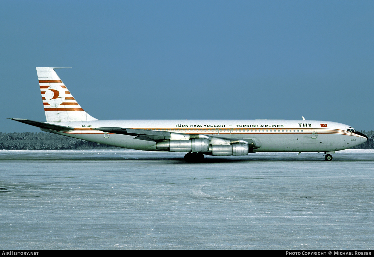 Aircraft Photo of TC-JBS | Boeing 707-321B | THY Türk Hava Yolları - Turkish Airlines | AirHistory.net #404277